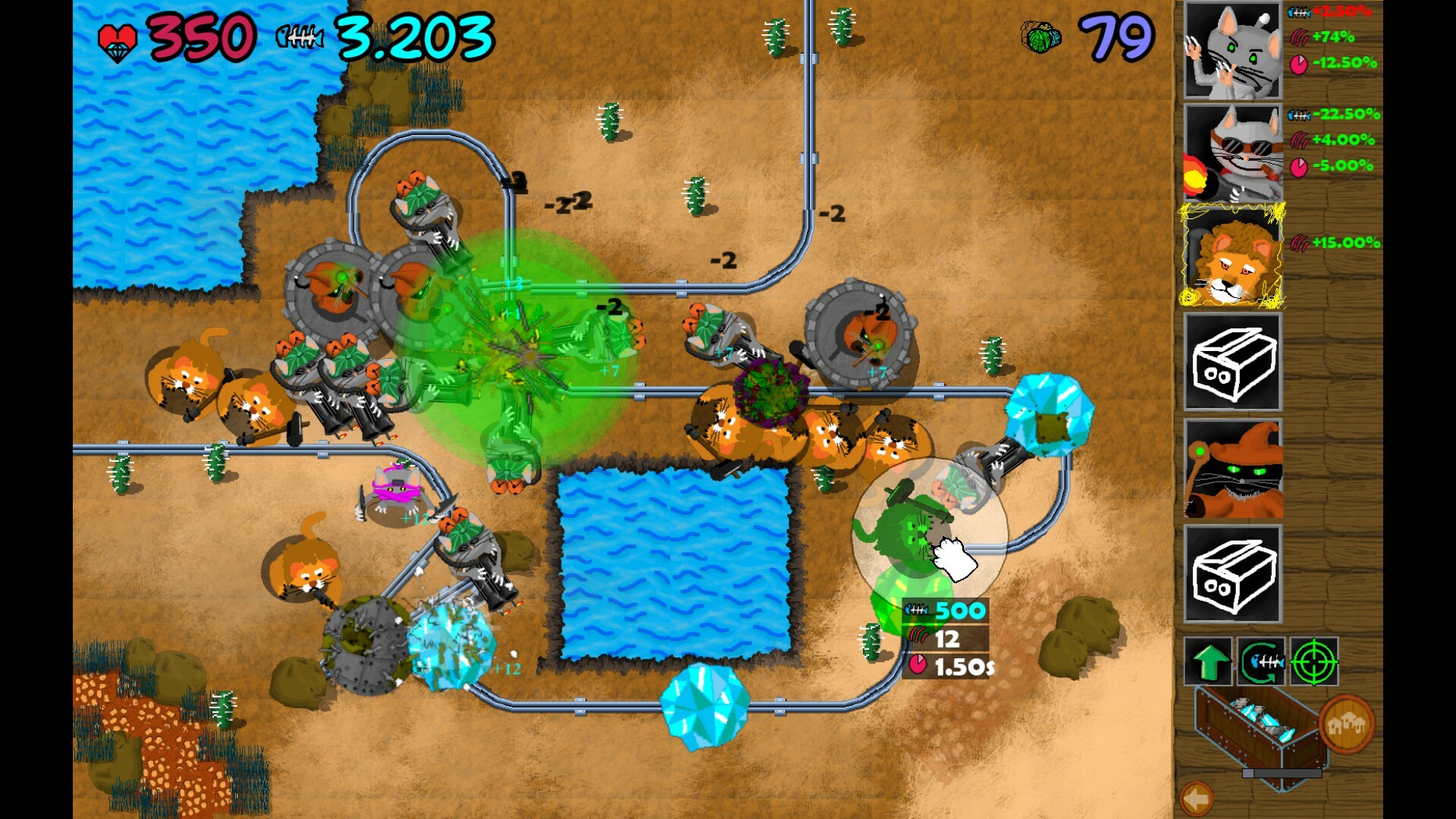 Meow TD: Endless Yarn screenshot 1