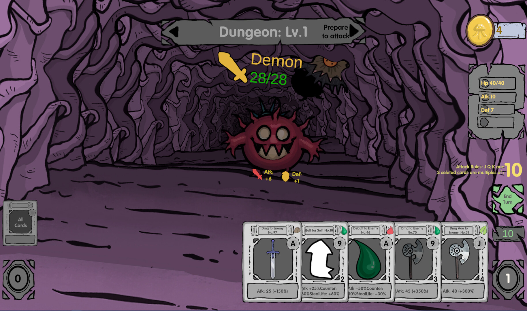 Q Dungeon screenshot 1