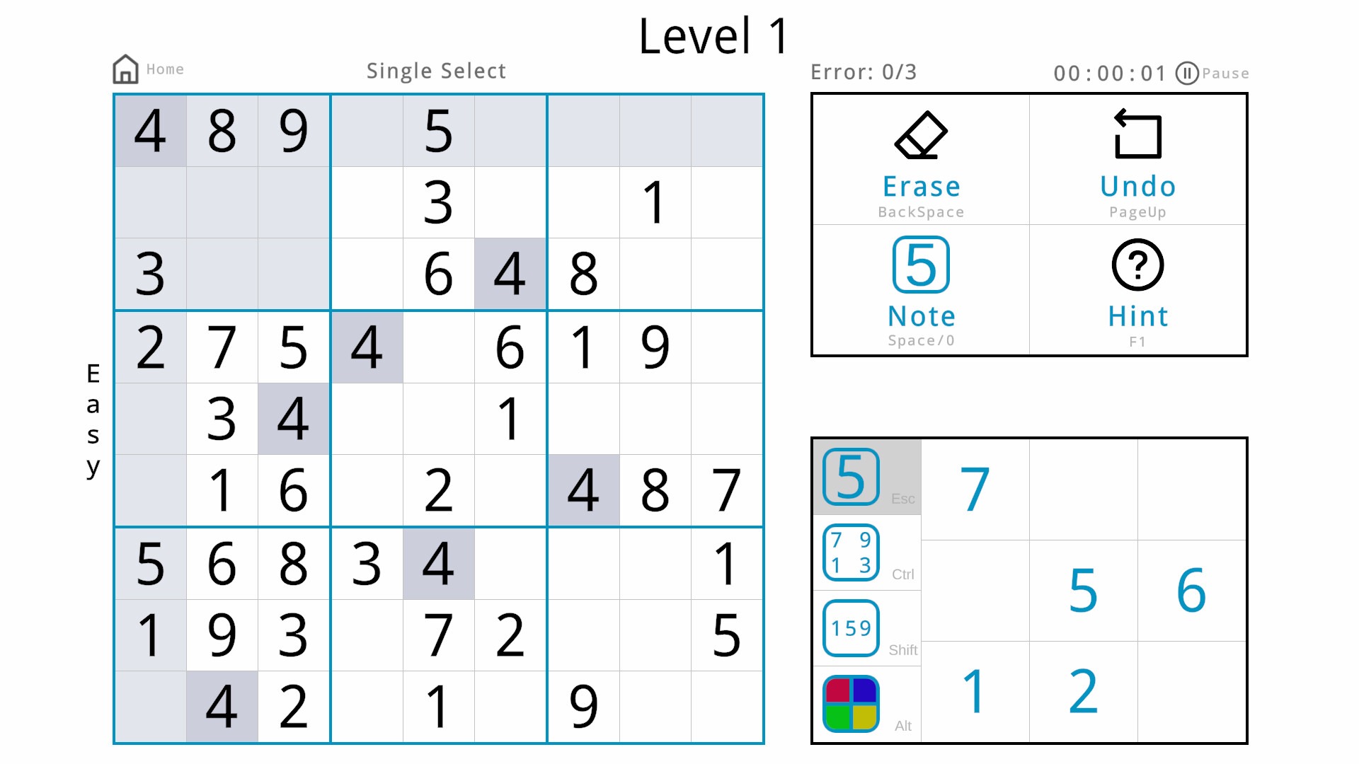 Minimalist Sudoku screenshot 4