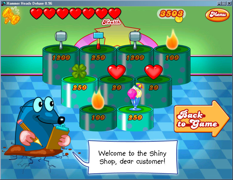 Hammer Heads Deluxe screenshot 2