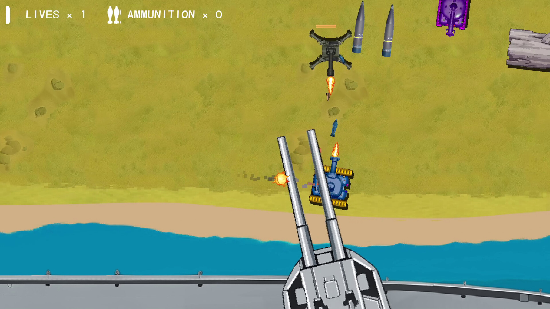 Tank Battle Salvo screenshot 1