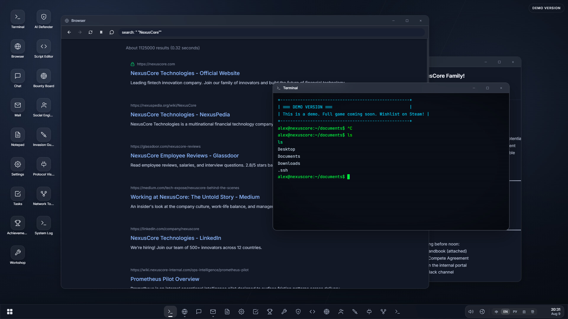 System Clues screenshot 2