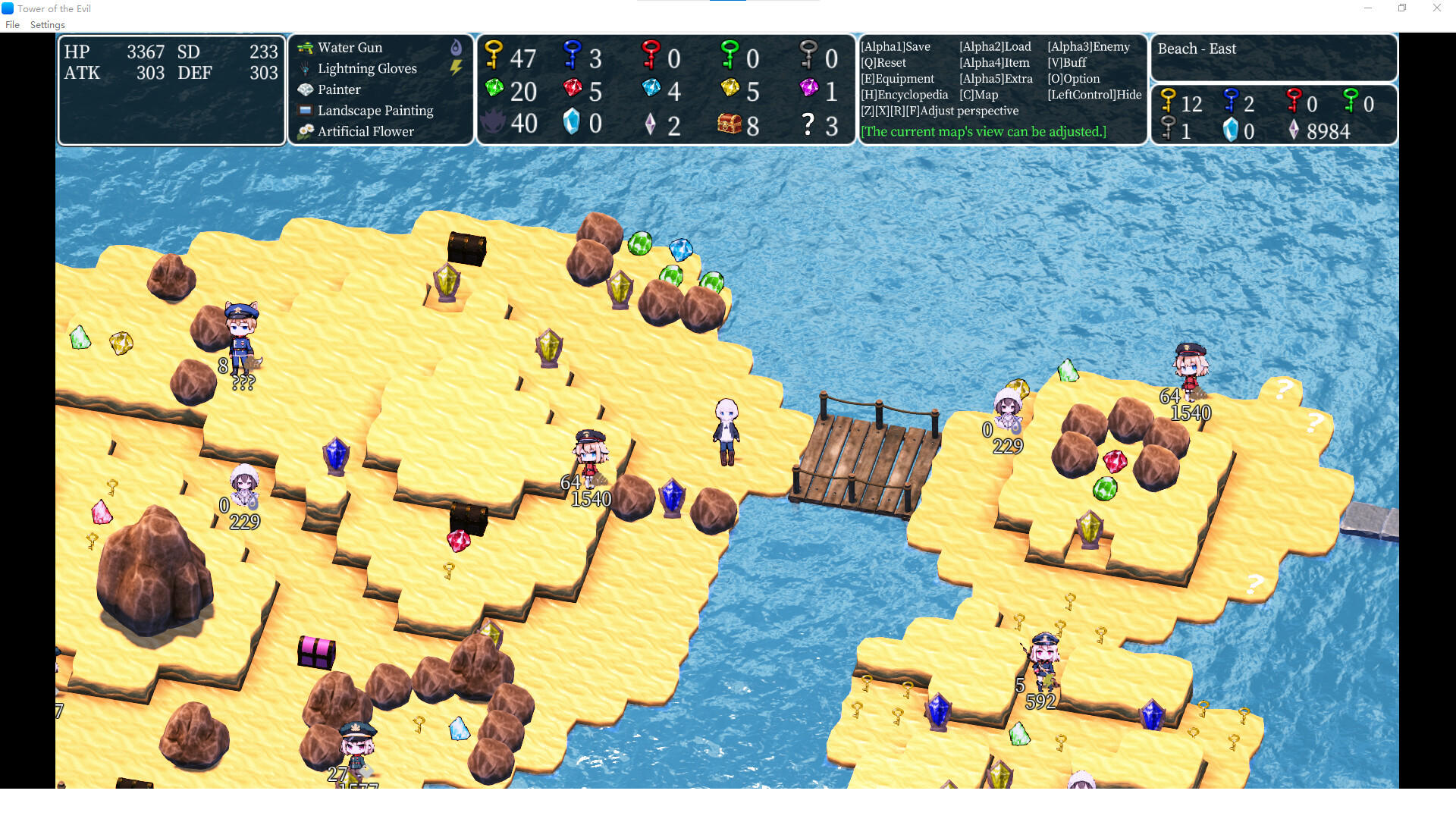 Tower of the Evil: Struggle of Eight Queens screenshot 1