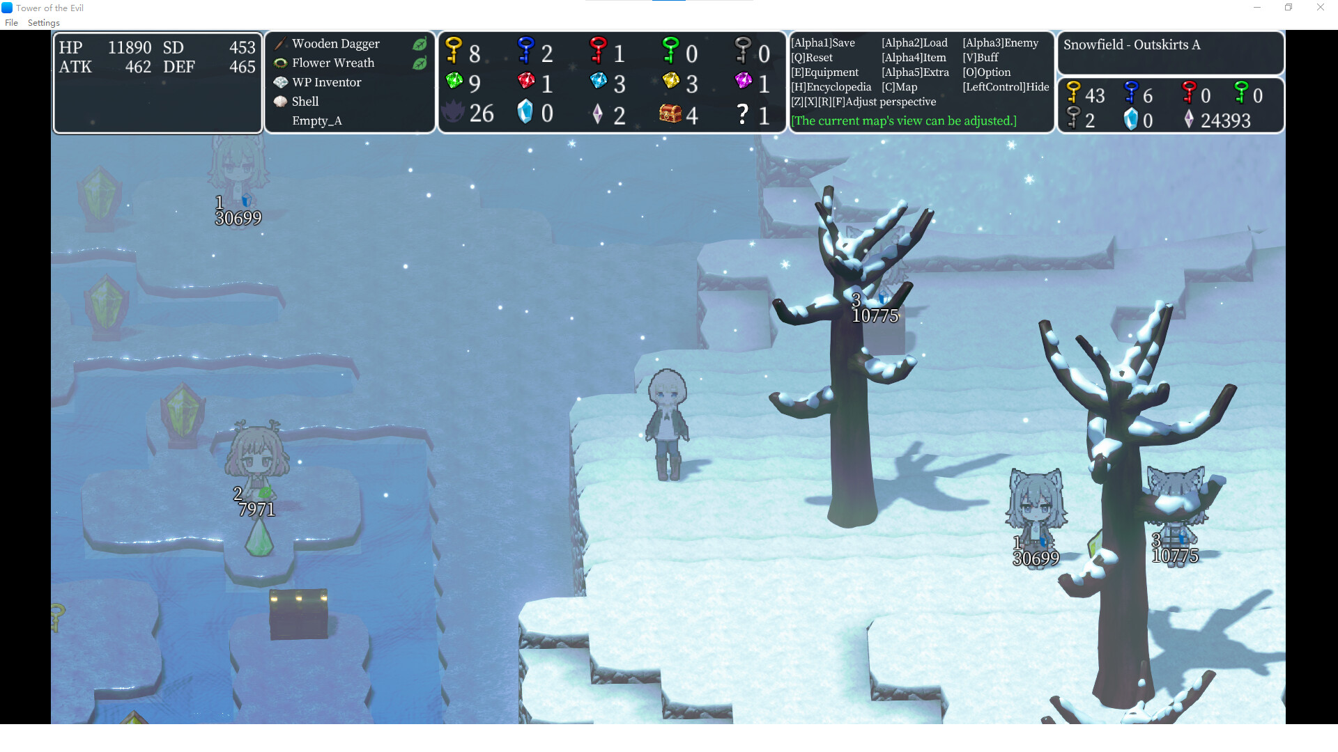 Tower of the Evil: Struggle of Eight Queens screenshot 2