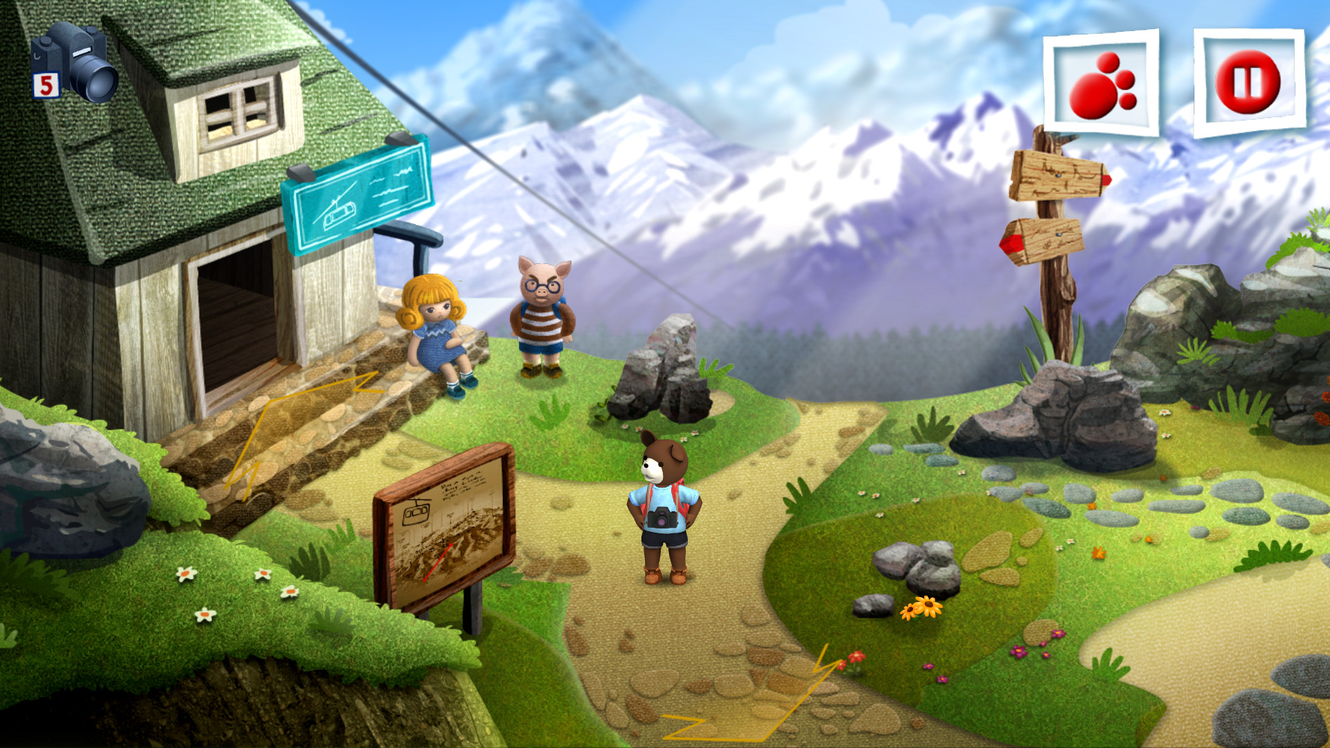 Teddy Floppy Ear - Mountain Adventure screenshot 2