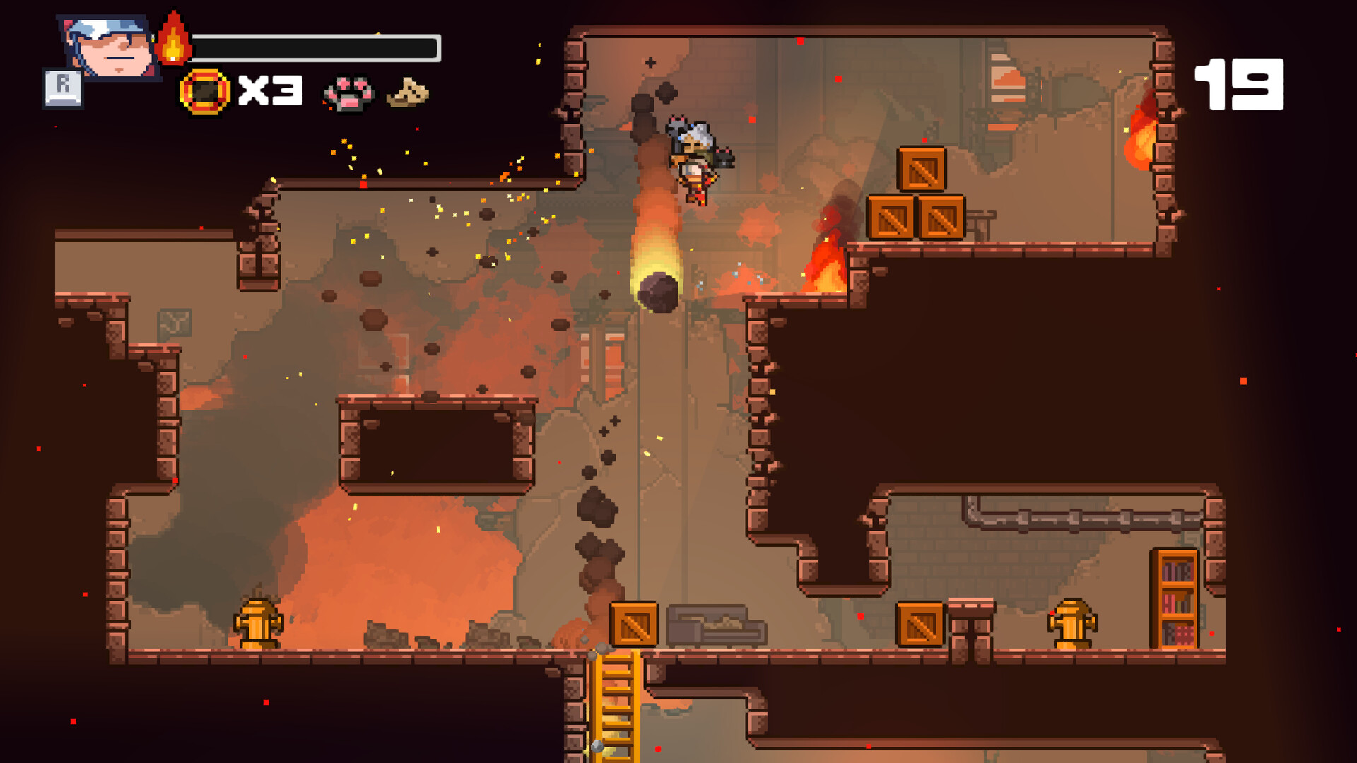 Fire Hero - Pixel Rescue screenshot 3