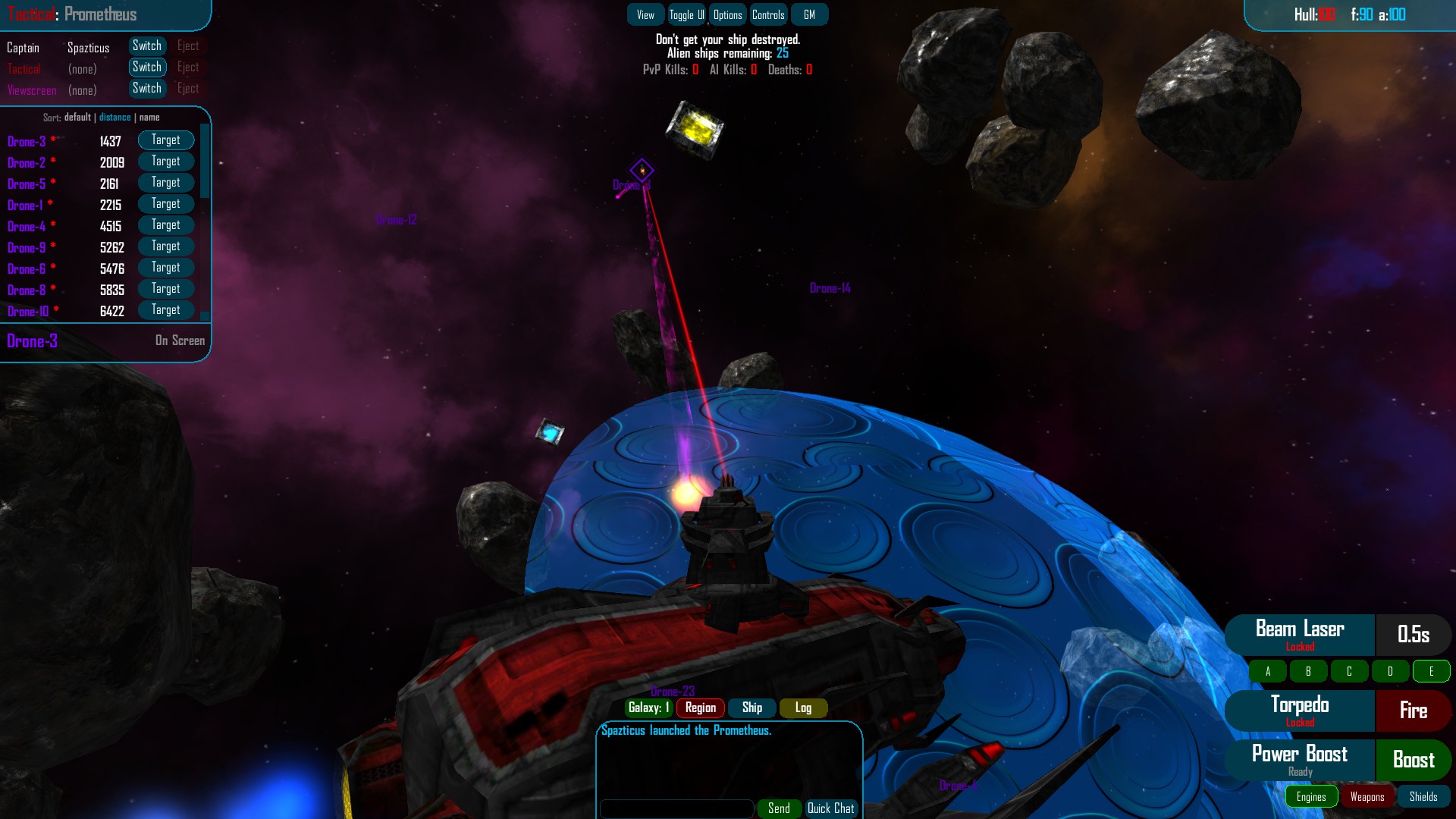 Quintet screenshot 2