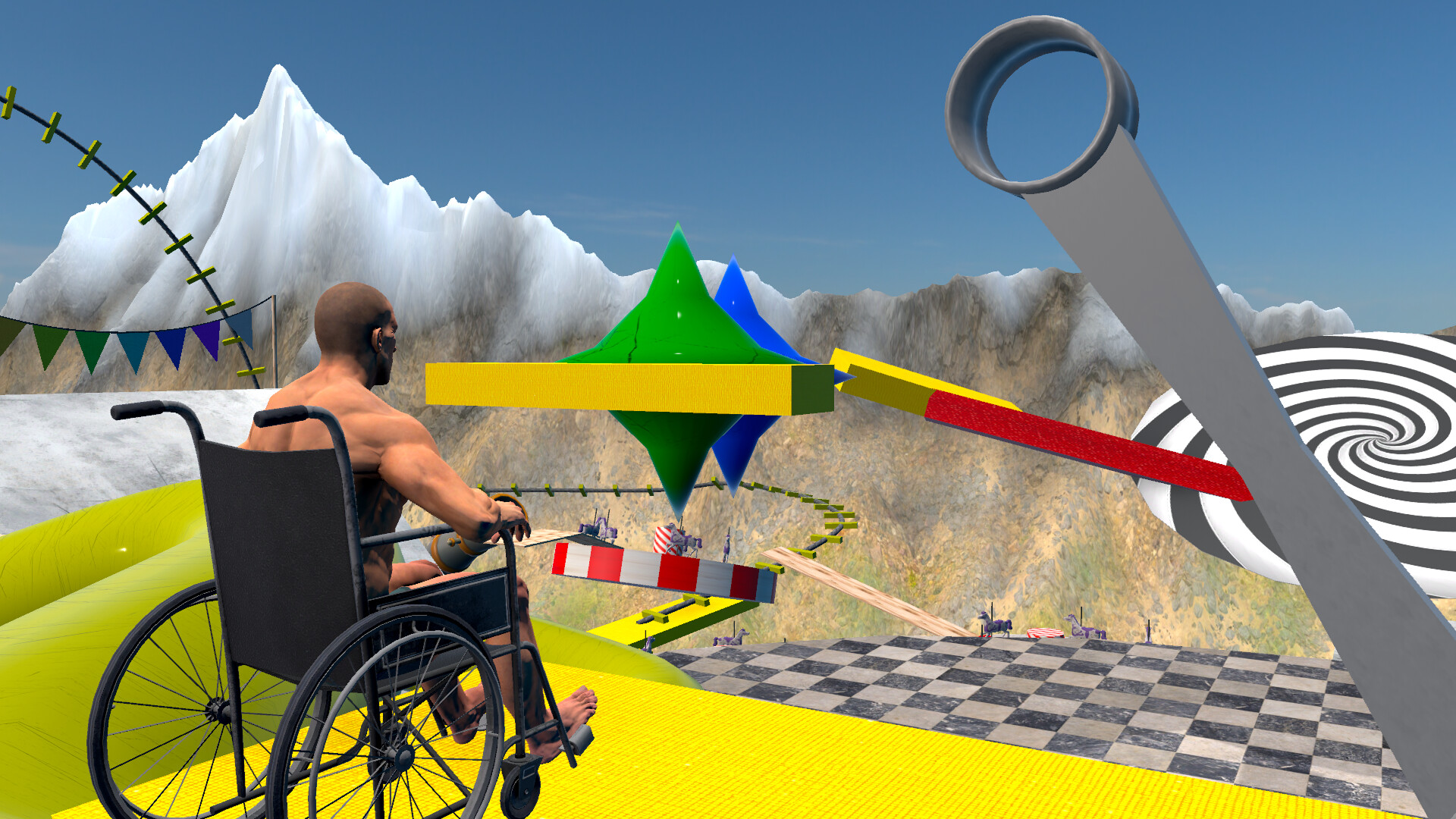 a Difficult game about Wheelchair screenshot 3