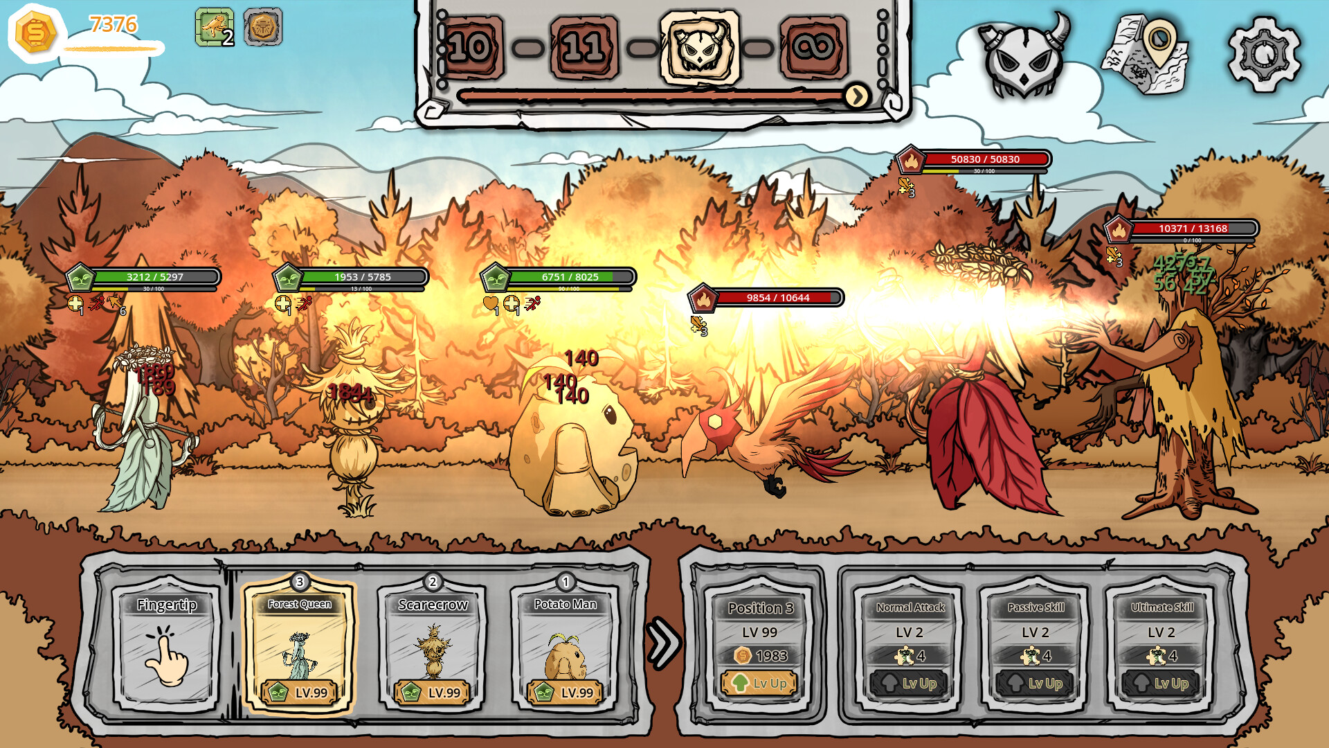 Tap Monster: Forest screenshot 1