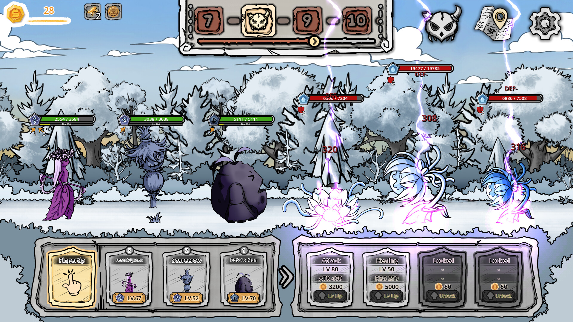Tap Monster: Forest screenshot 2