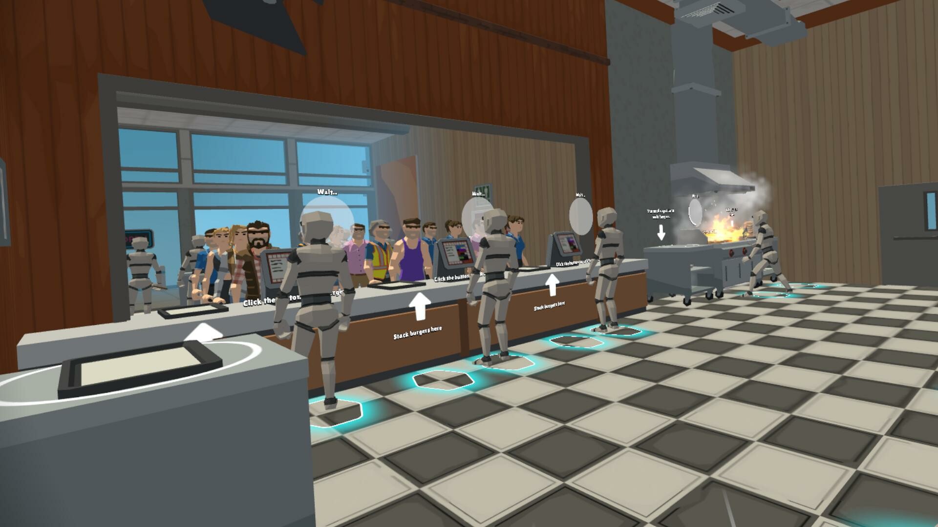 Stack Your Burger VR screenshot 1