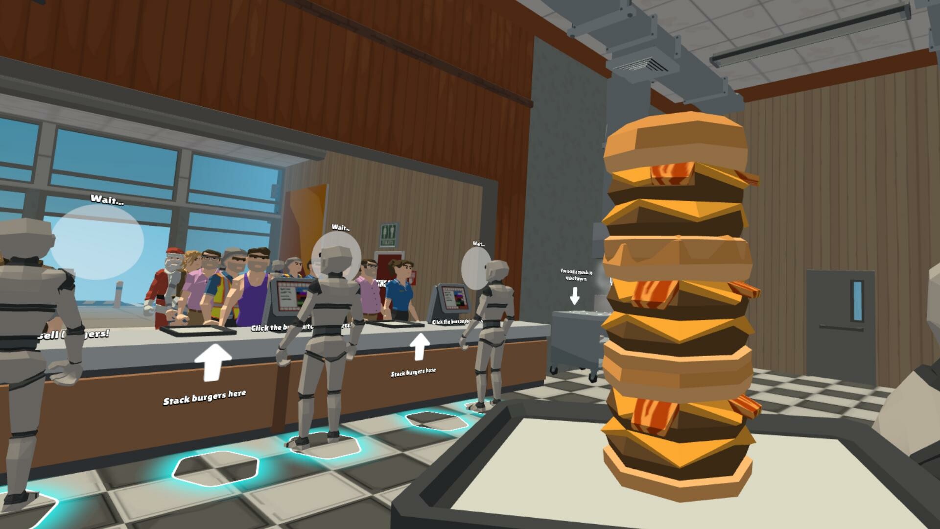 Stack Your Burger VR screenshot 5