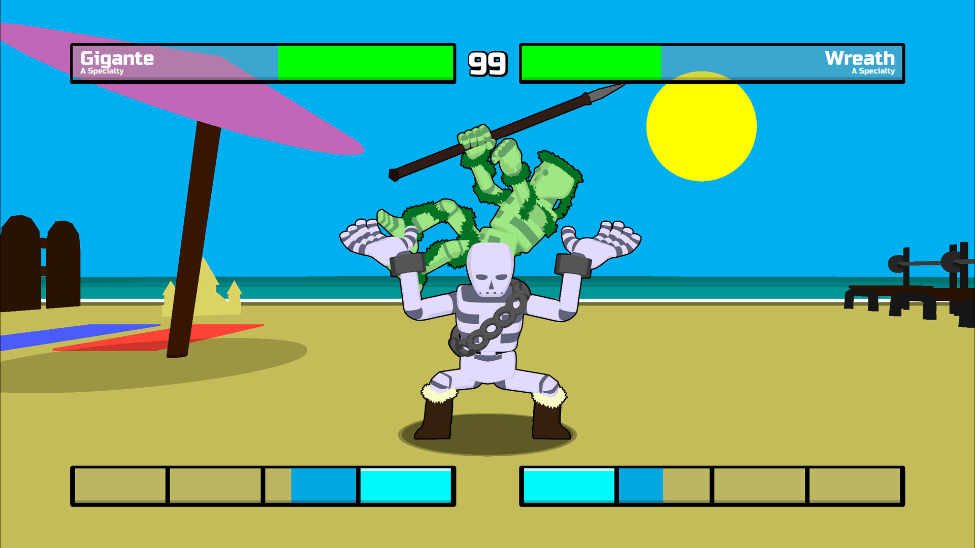 The Skeletons Are Fighting screenshot 2