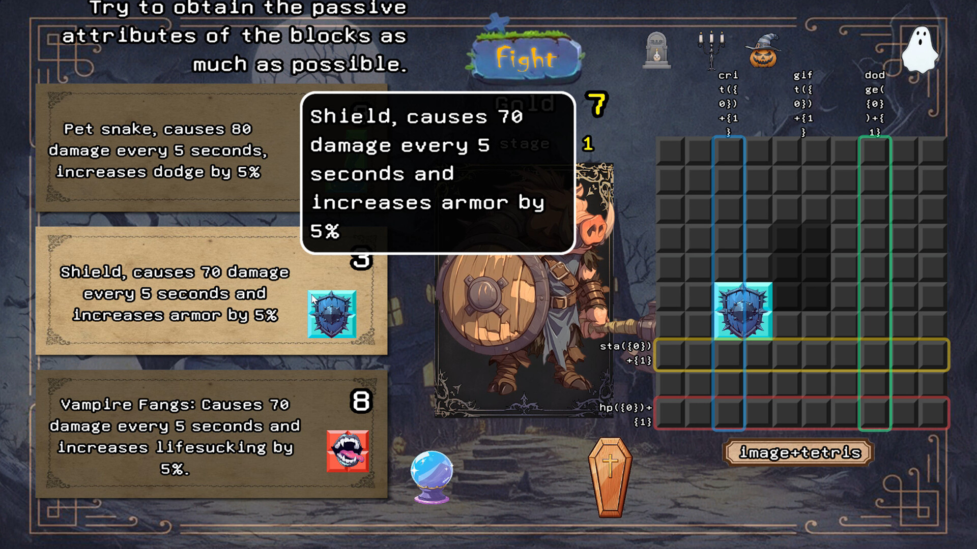Monsters in Moonlight: Block Braw screenshot 4