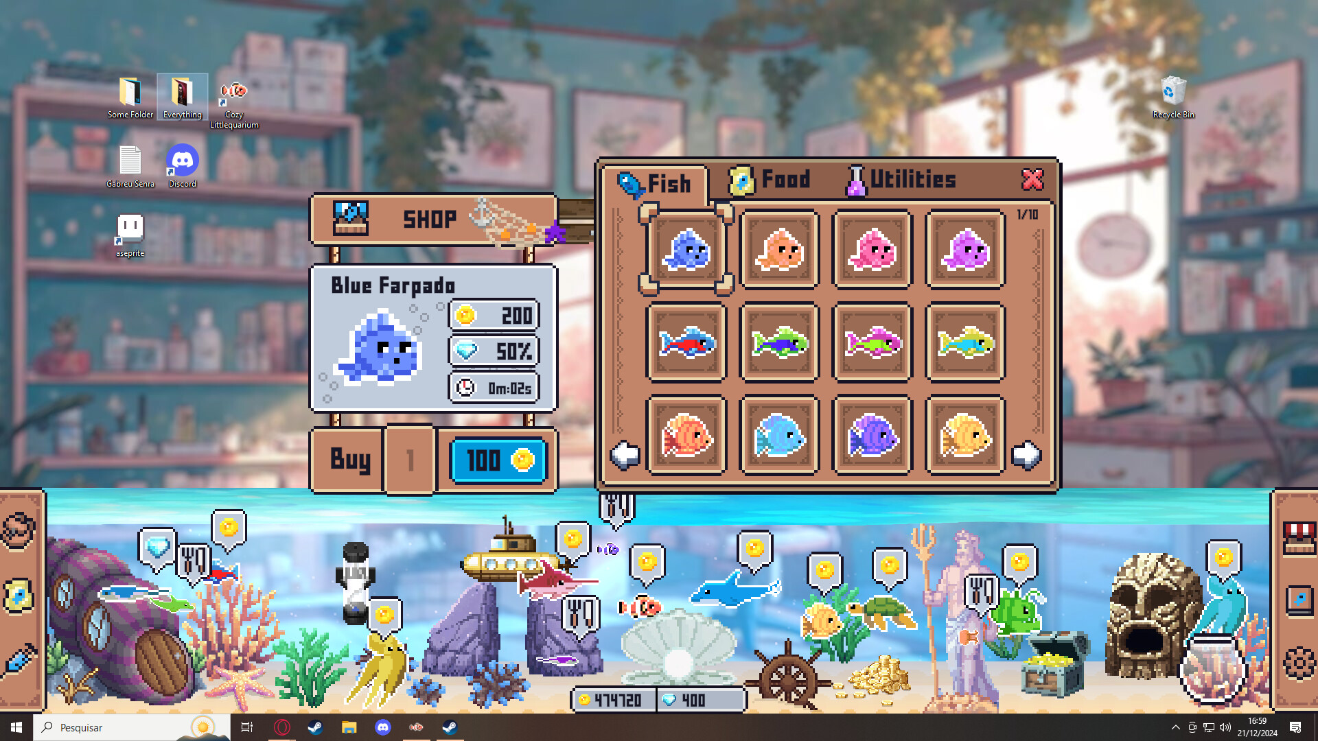 Cozy Littlequarium screenshot 3