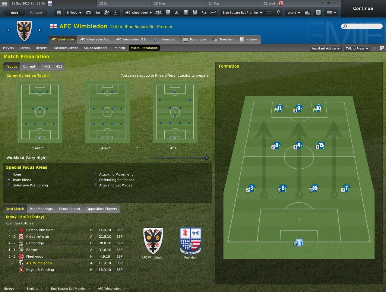 Football Manager 2011 screenshot 4