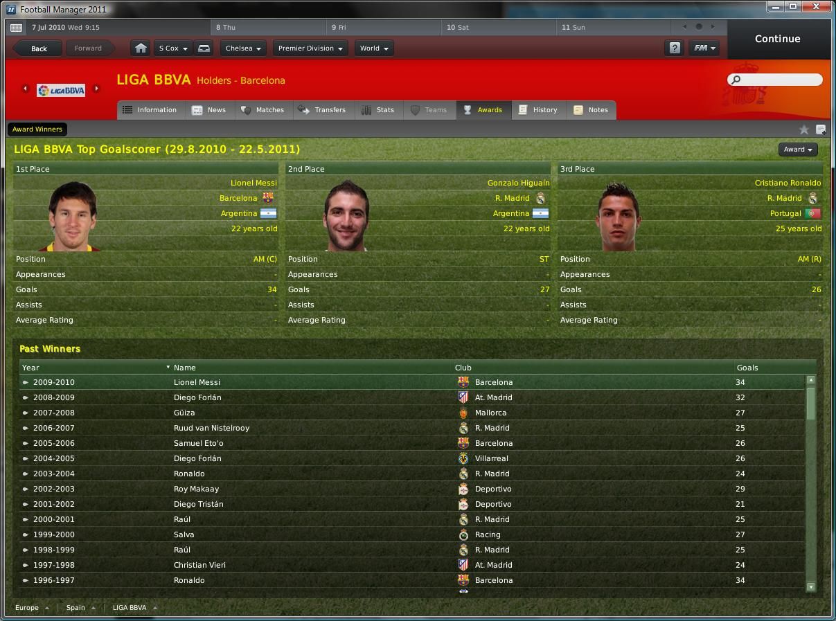 Football Manager 2011 screenshot 11
