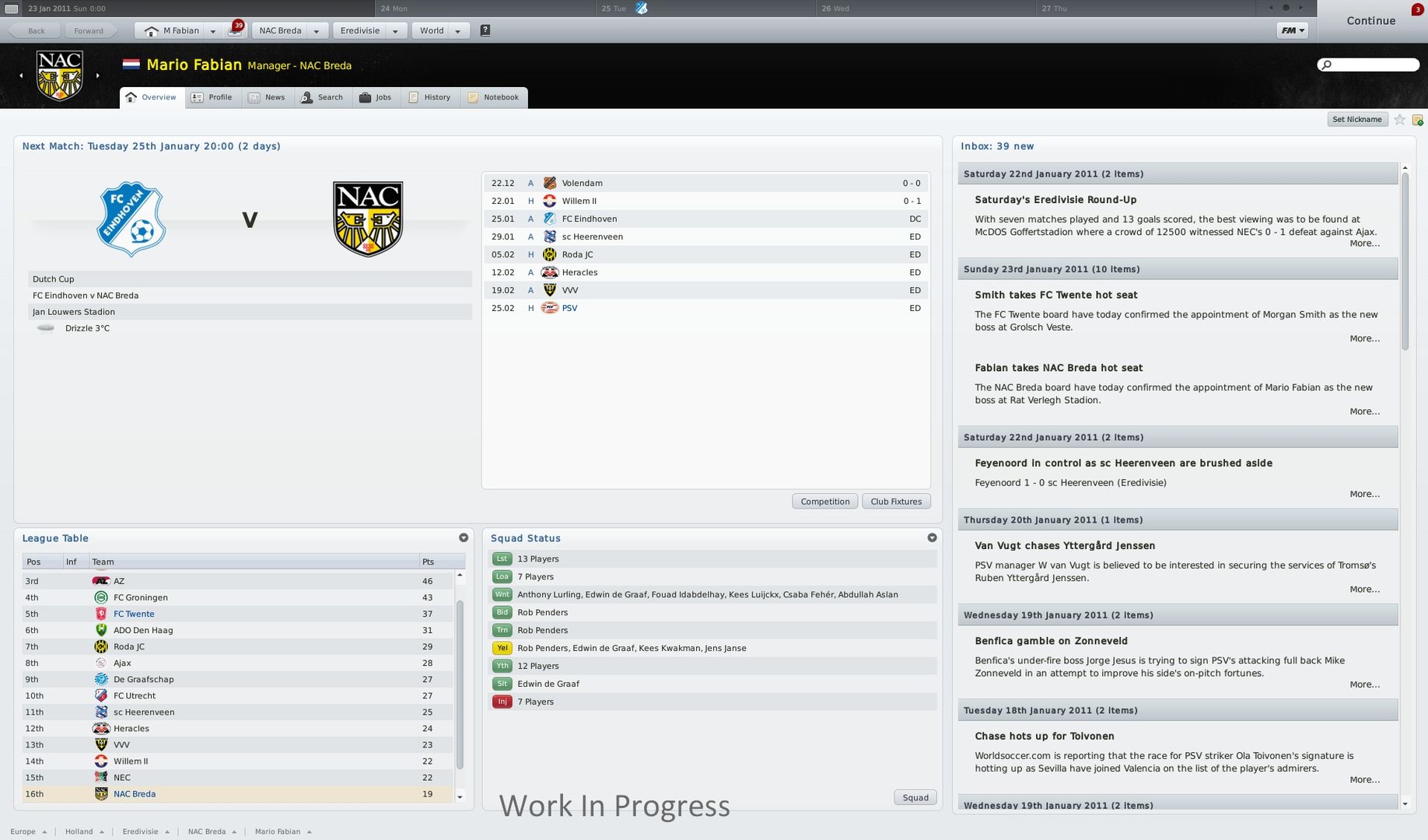 Football Manager 2011 screenshot 10