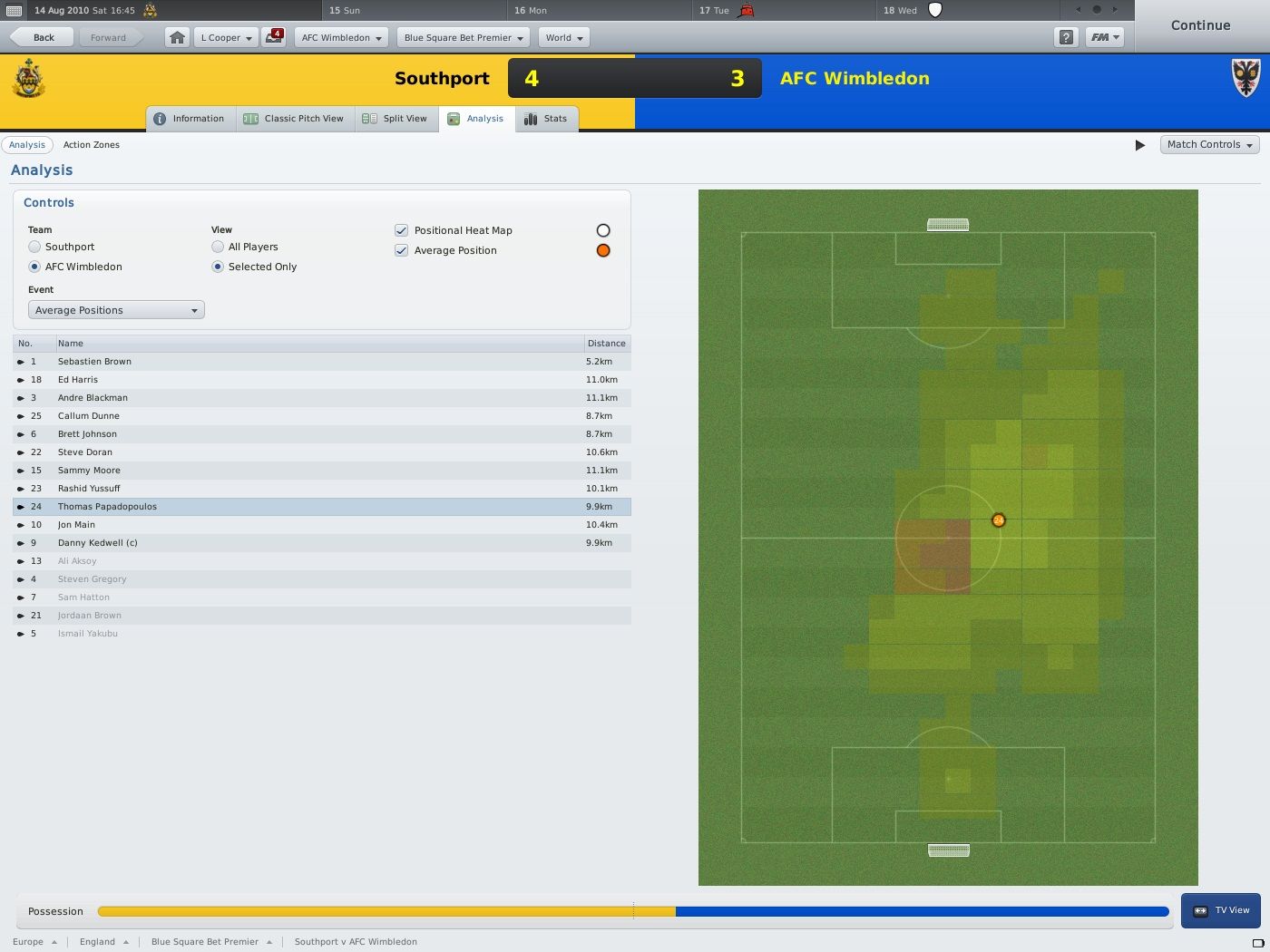 Football Manager 2011 screenshot 16