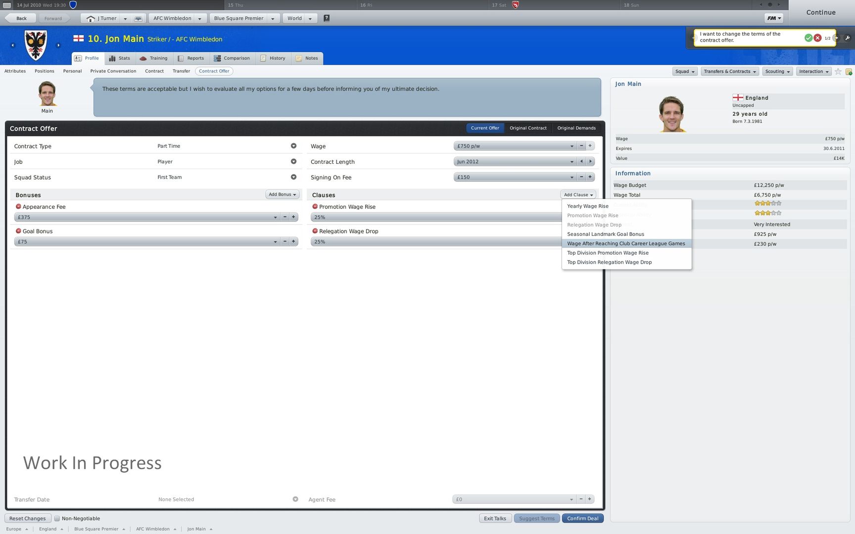 Football Manager 2011 screenshot 8