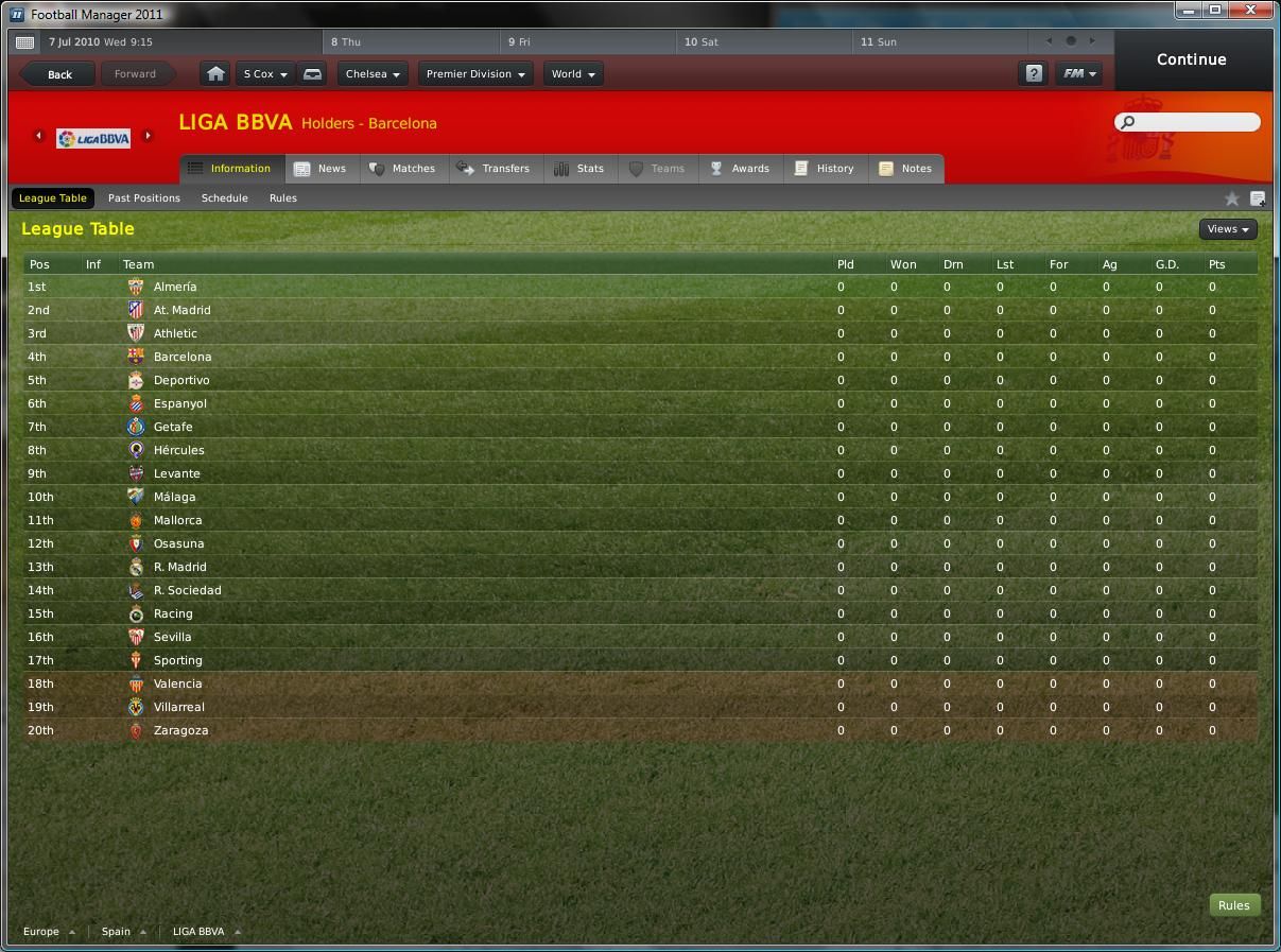 Football Manager 2011 screenshot 12