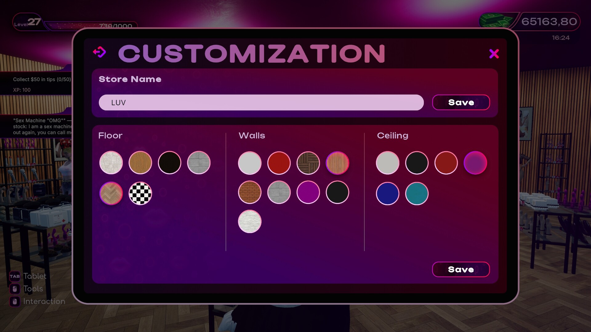 LOVE SHOP Simulator ππ screenshot 4