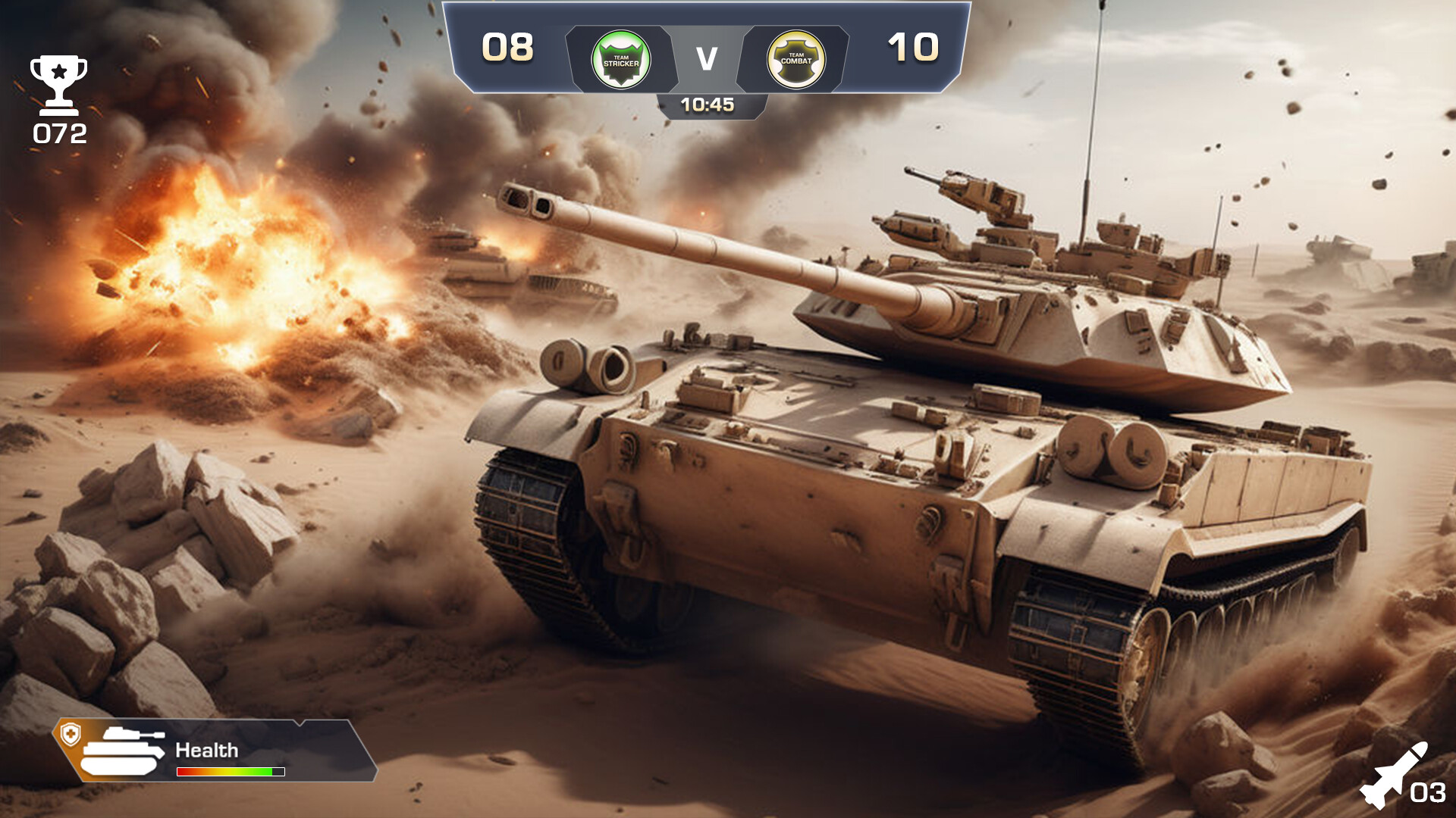 Tank Battle World War screenshot 3