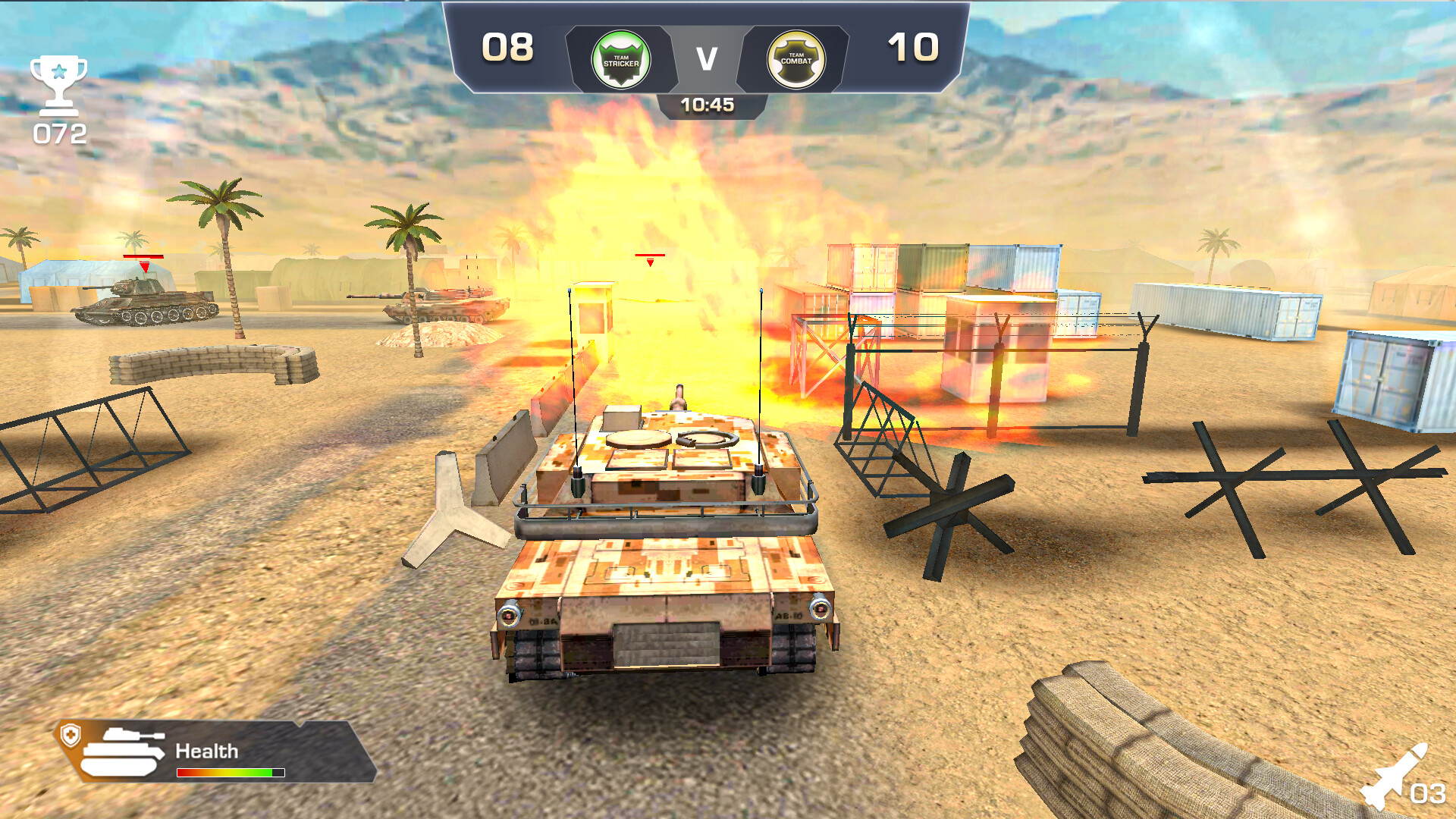 Tank Battle World War screenshot 2