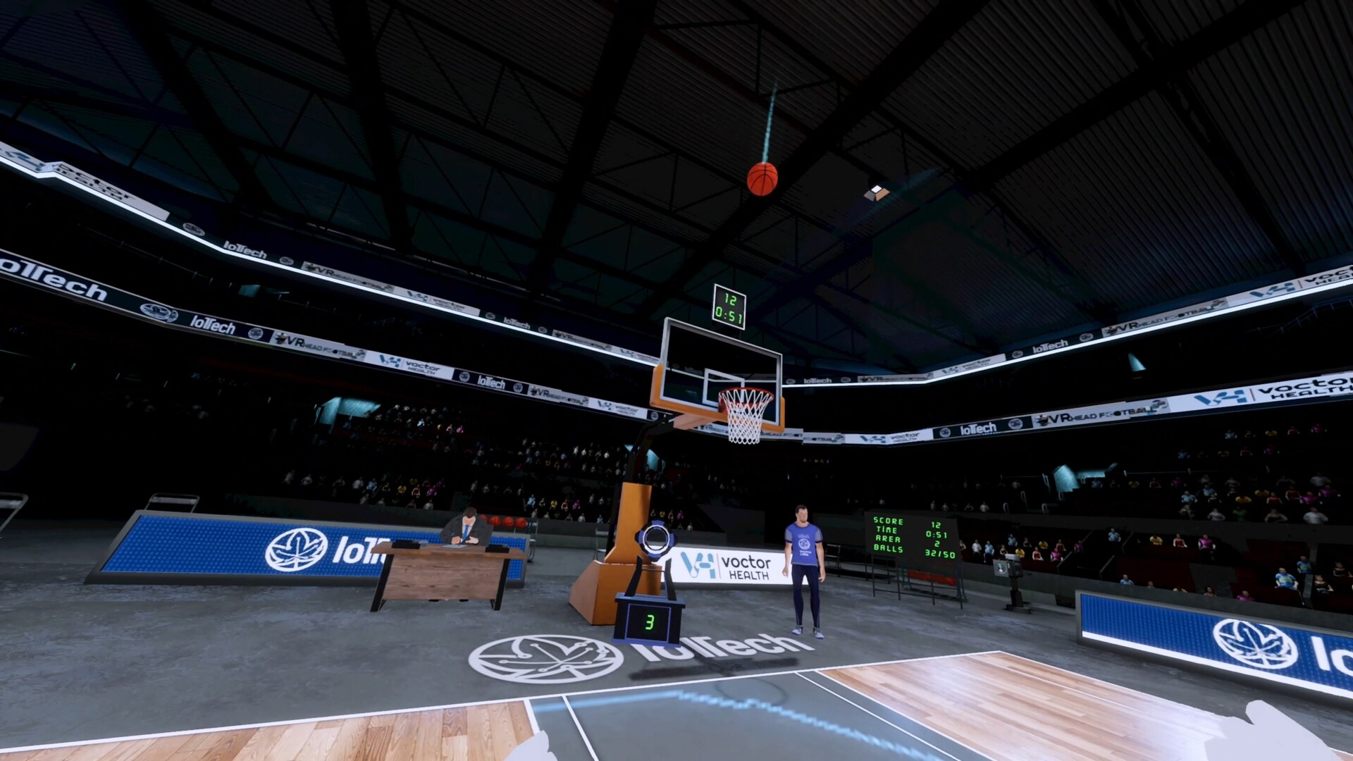 VR Basketball: Training Challenge screenshot 6