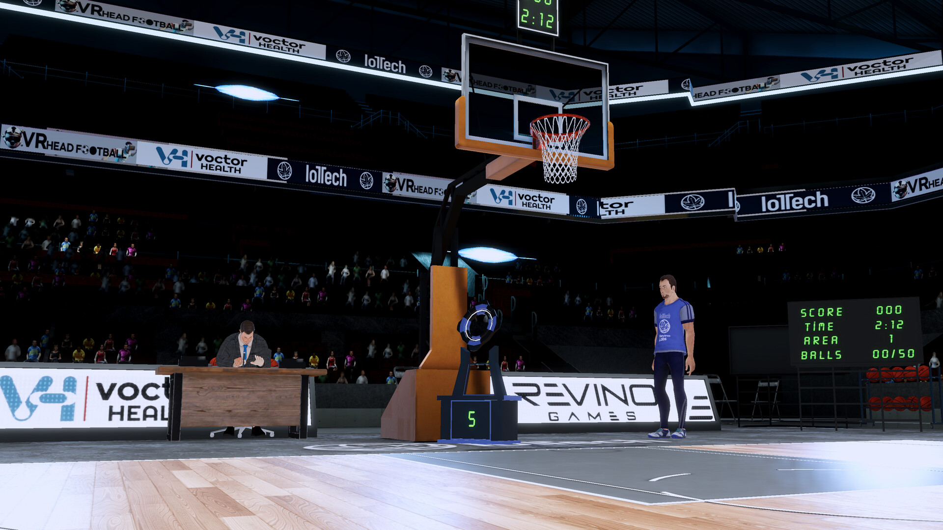 VR Basketball: Training Challenge screenshot 3