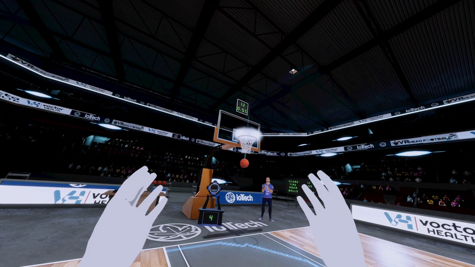 VR Basketball: Training Challenge screenshot 5