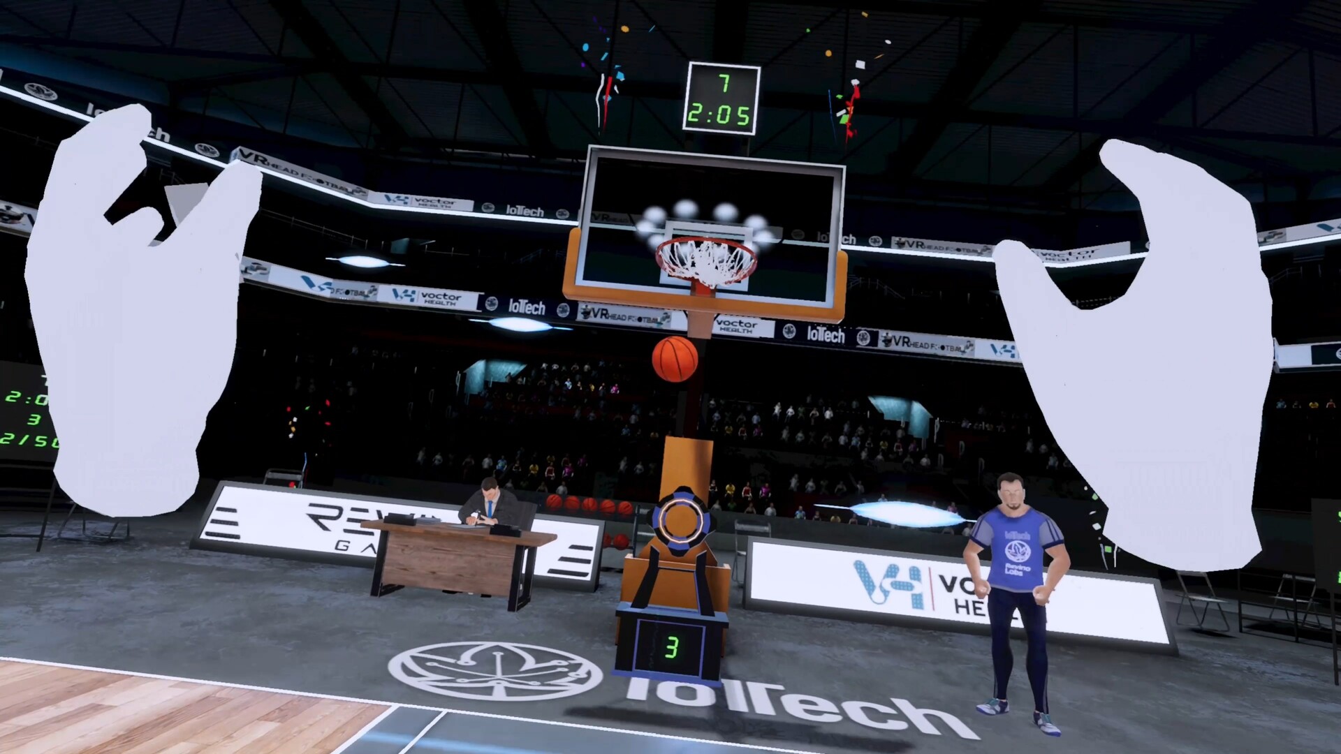 VR Basketball: Training Challenge screenshot 4