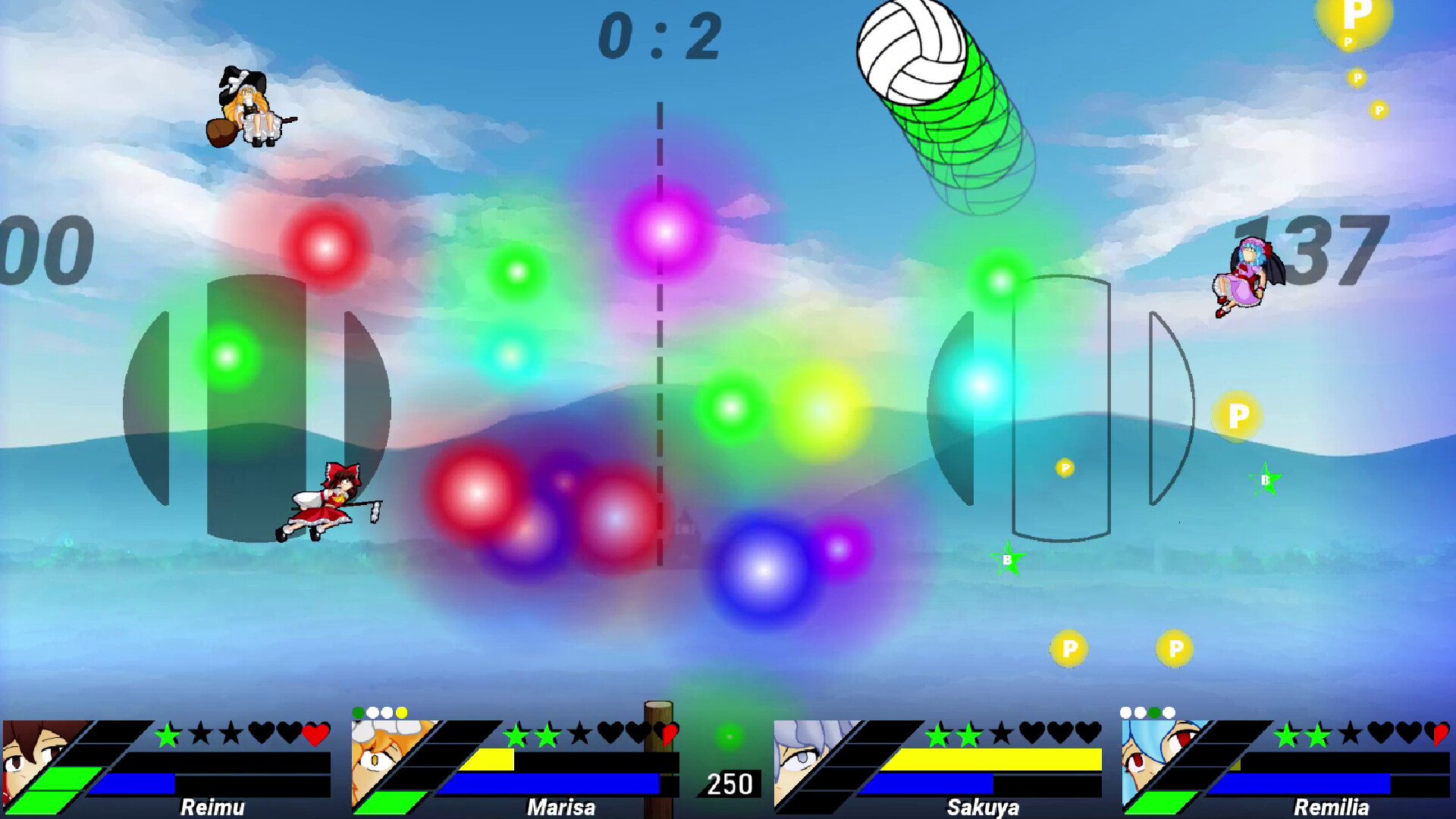 Touhou Volleyball Danmaku screenshot 1