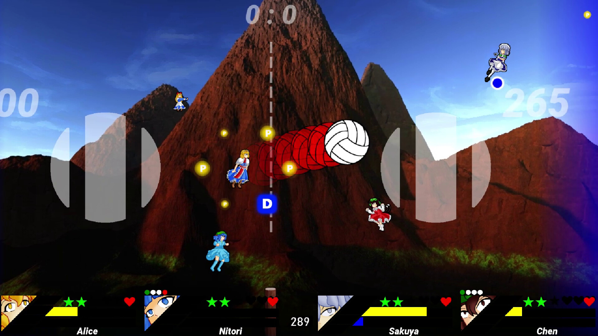 Touhou Volleyball Danmaku screenshot 5