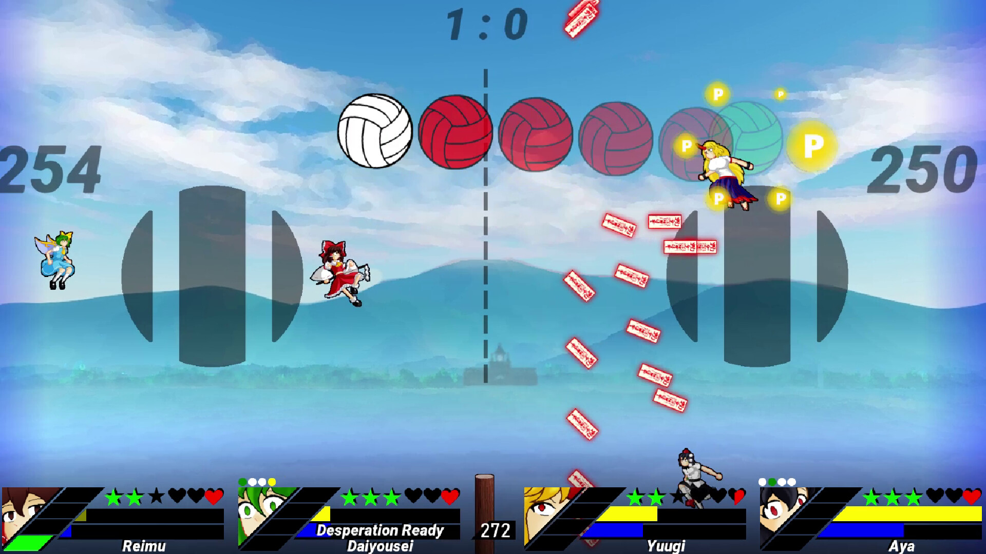 Touhou Volleyball Danmaku screenshot 8