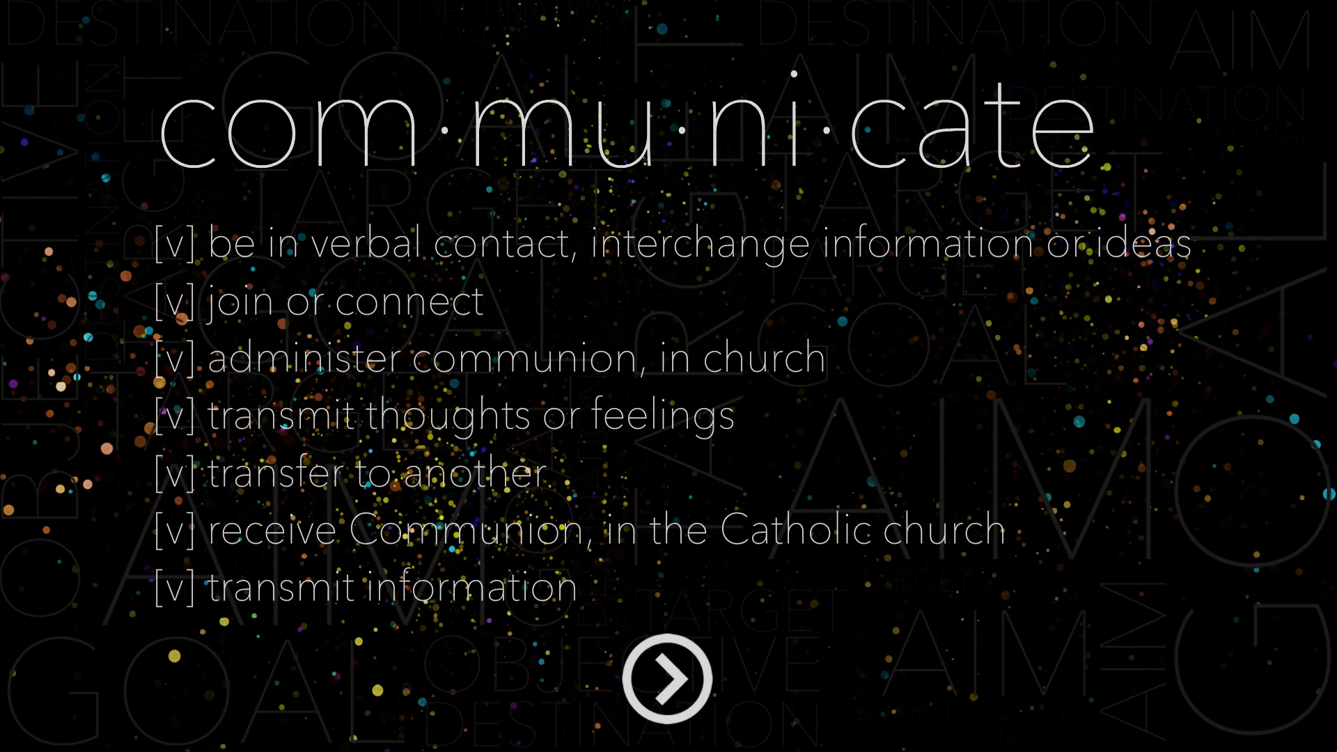 Synonymy screenshot 4