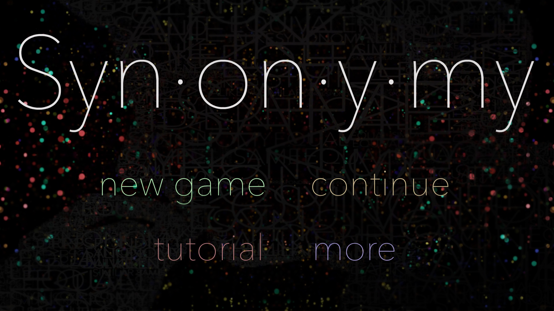 Synonymy screenshot 2