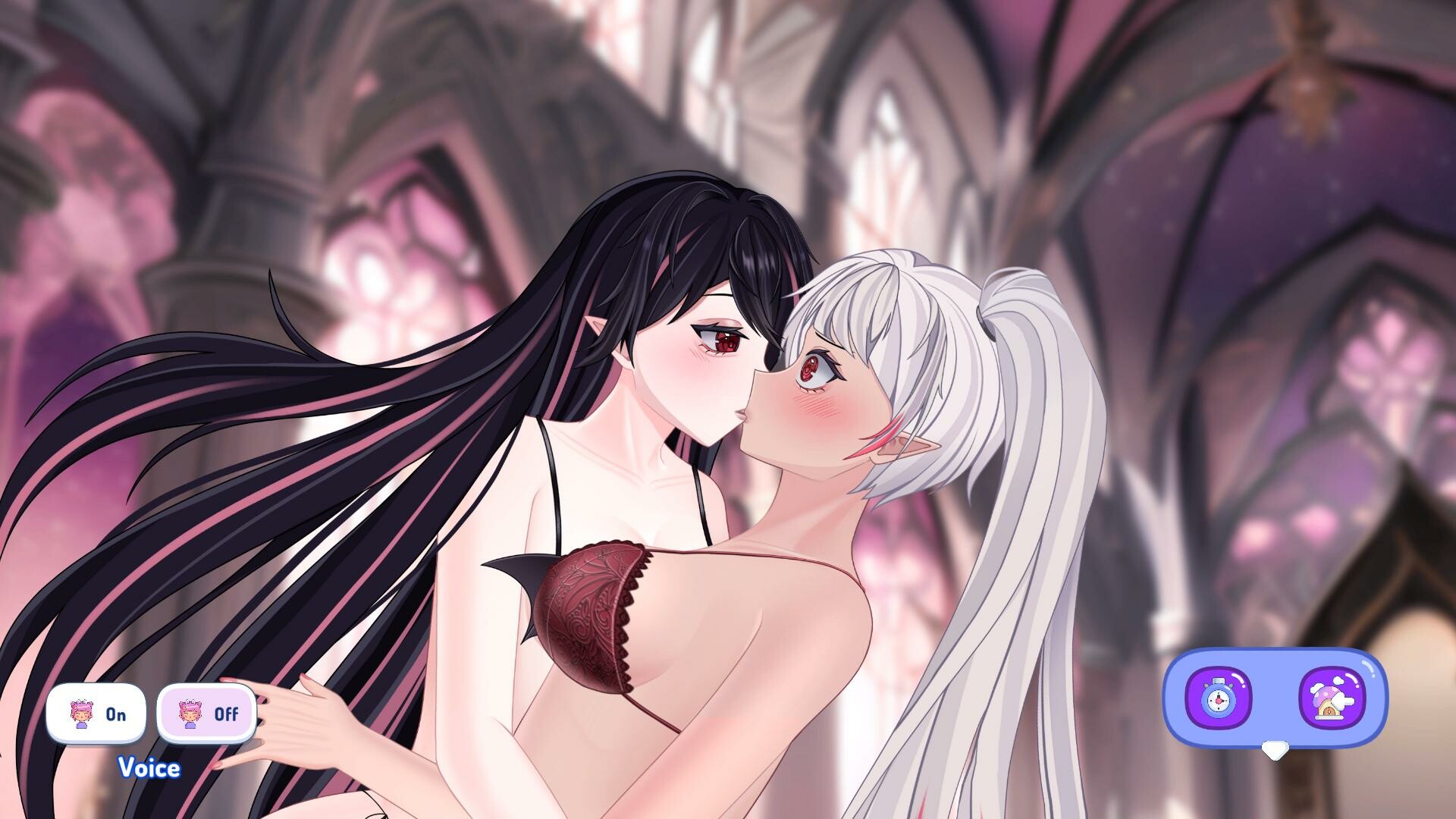 Celeste & Luna: Hentai Puzzle 18+ screenshot 1