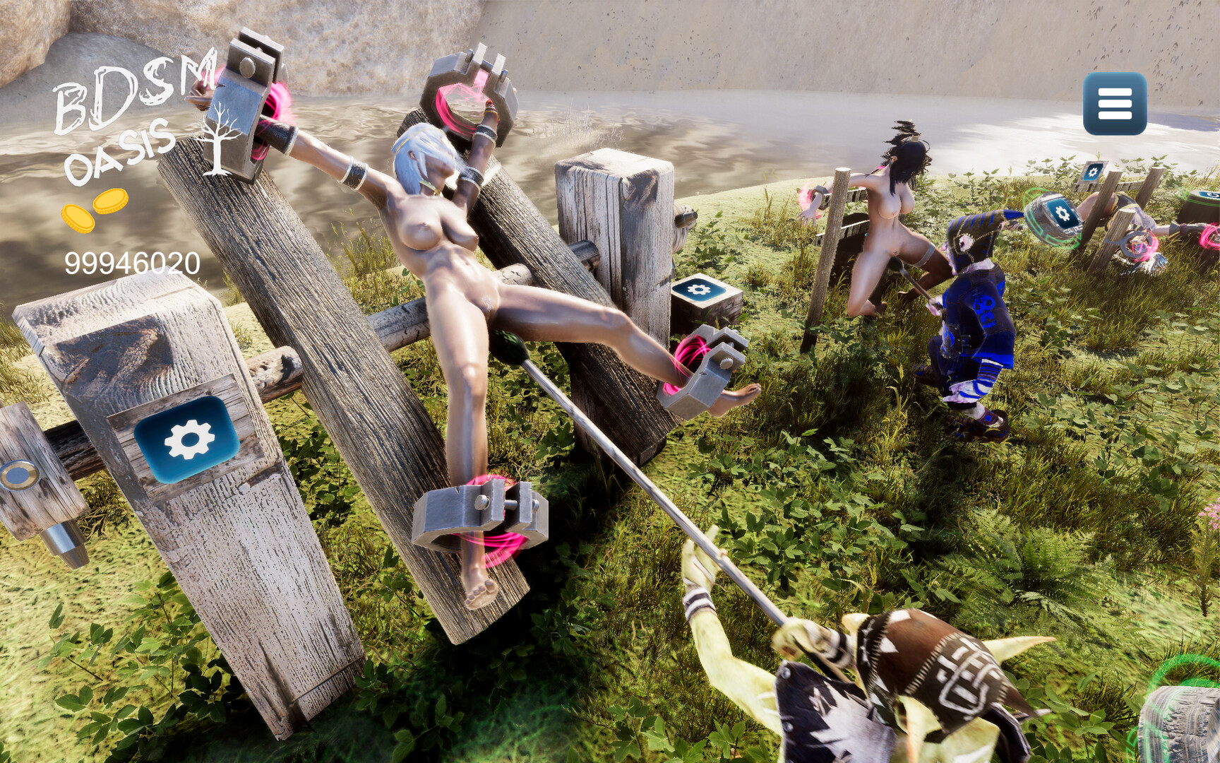 BDSM Oasis - interactive physics simulation screenshot 1