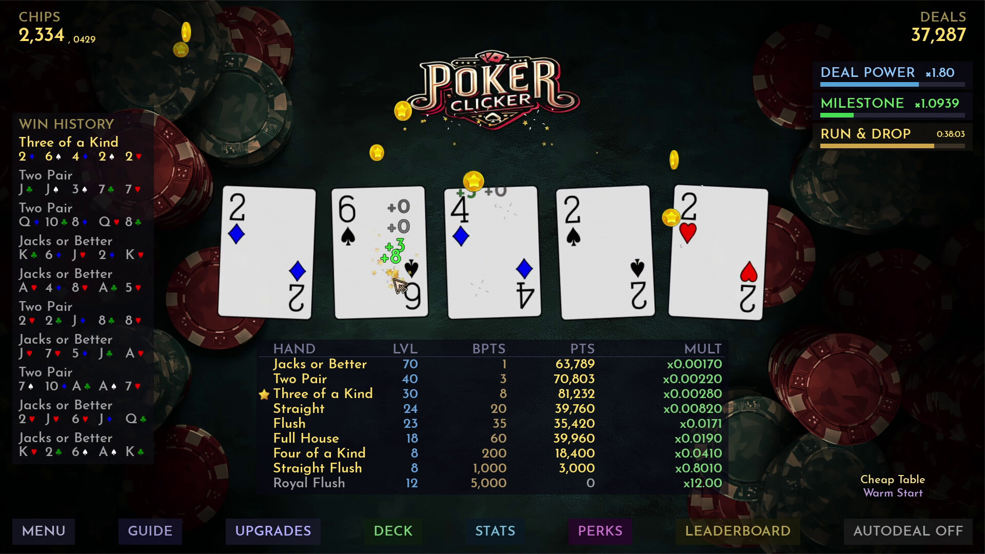 Poker Clicker screenshot 1