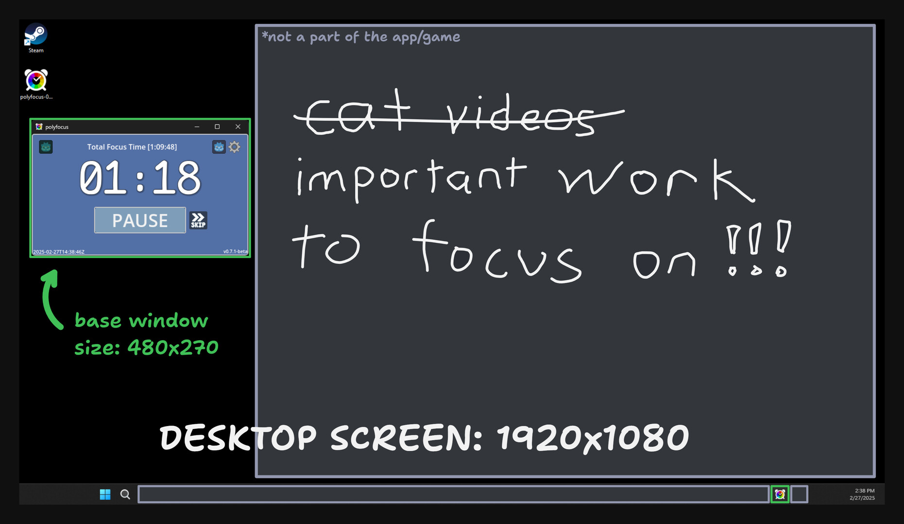 Polyfocus screenshot 2