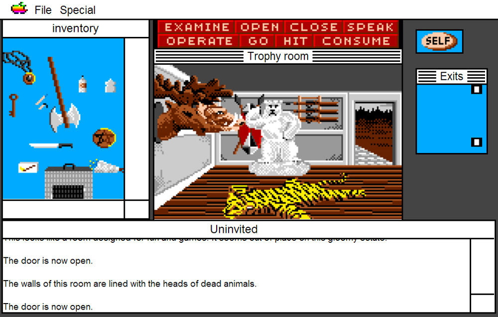 The Uninvited: MacVenture Series screenshot 1