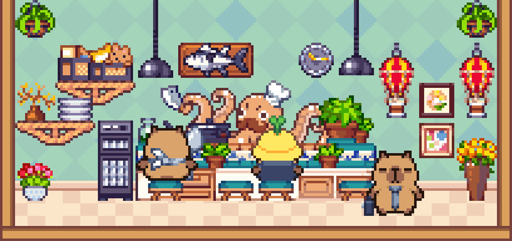 卡皮巴拉幸福时光 Capybara's Happytime screenshot 2