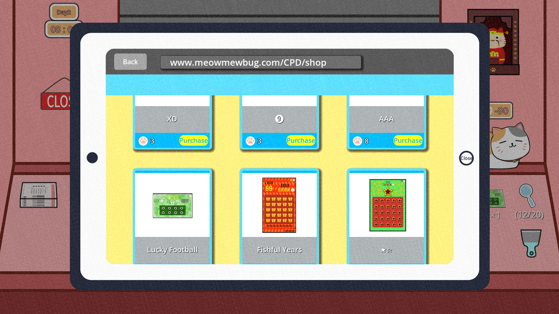 Cat Lottery Shop screenshot 4