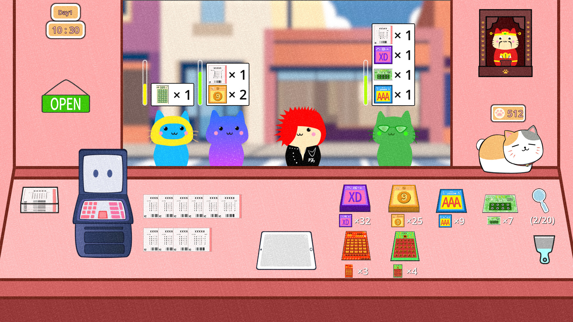 Cat Lottery Shop screenshot 1