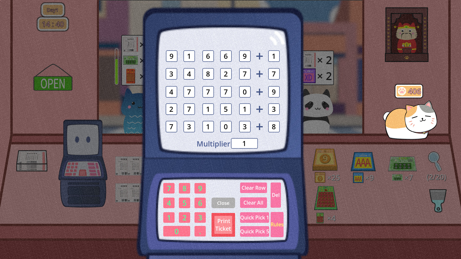 Cat Lottery Shop screenshot 6