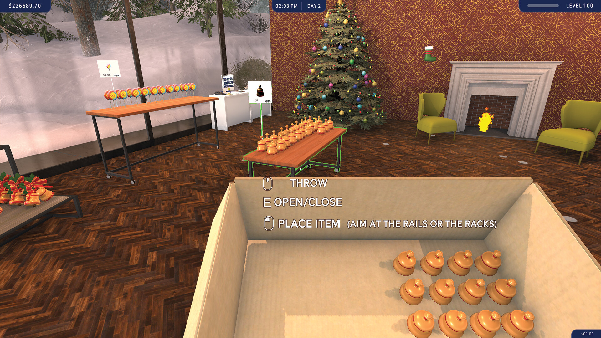 Amaroo's Christmas Shop Simulator: Prologue screenshot 1
