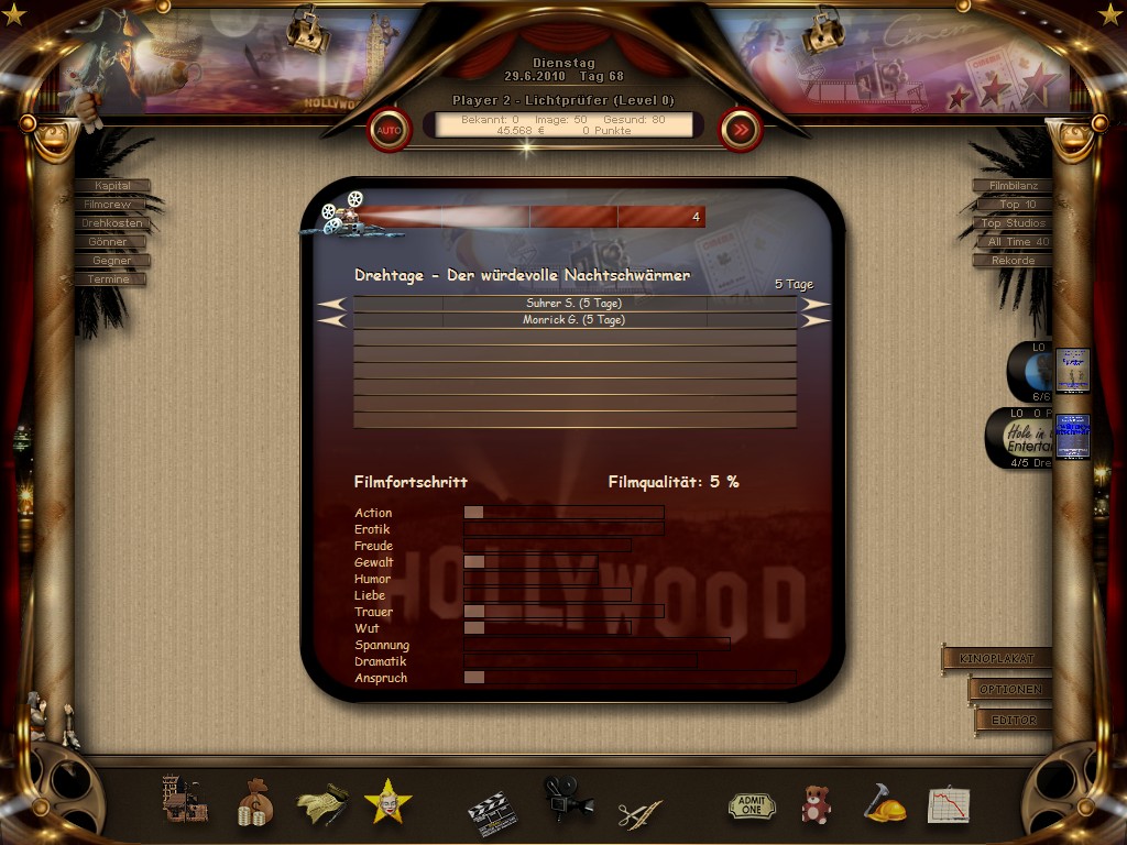 World of Cinema - Movie Tycoon screenshot 5