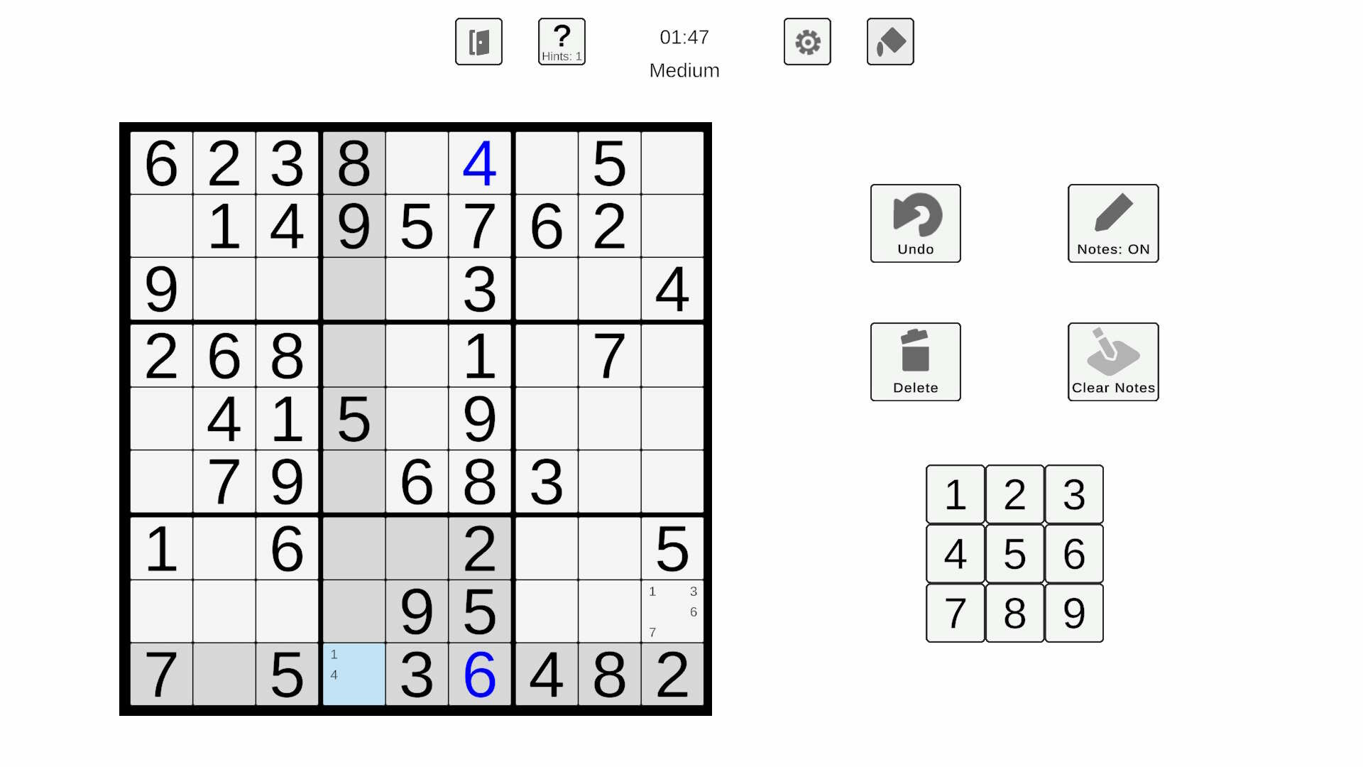 Simple Sudoku screenshot 1