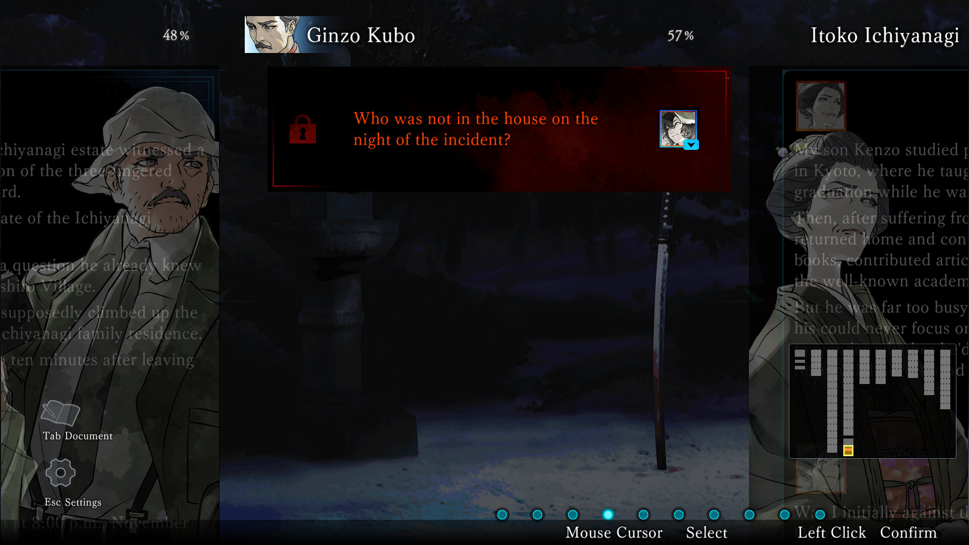 Kindaichi Mystery Series: The Honjin Murders screenshot 2